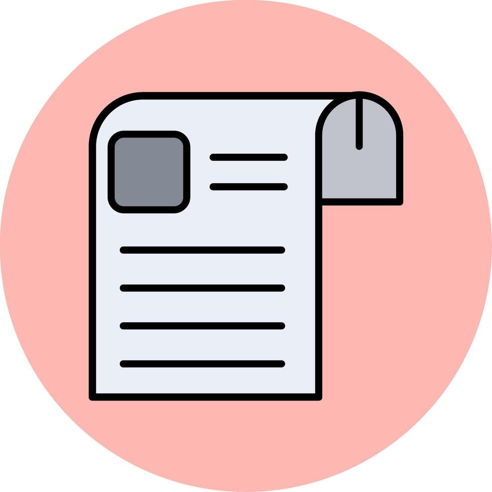 icône de vecteur de document