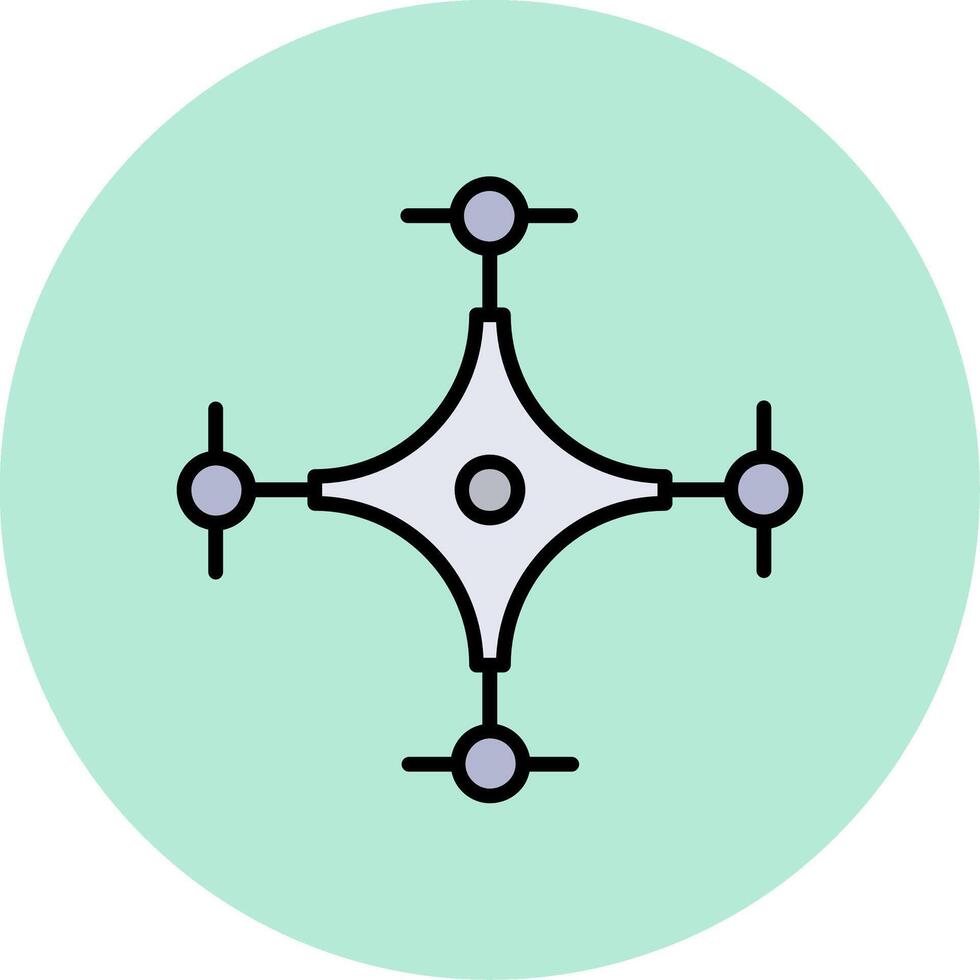 icône de vecteur de drone