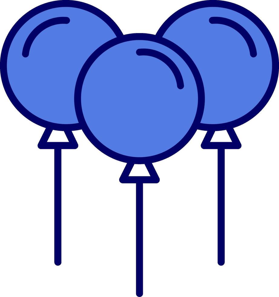 icône de vecteur de ballons
