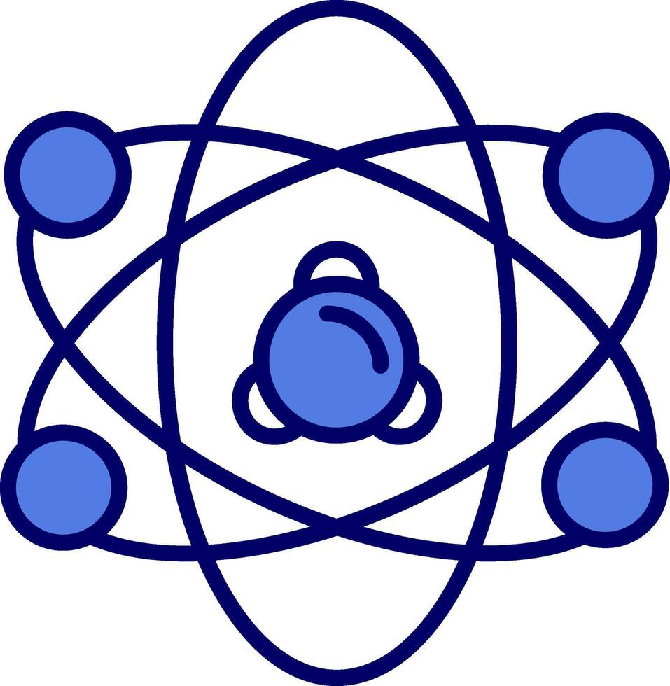 icône de vecteur nucléaire