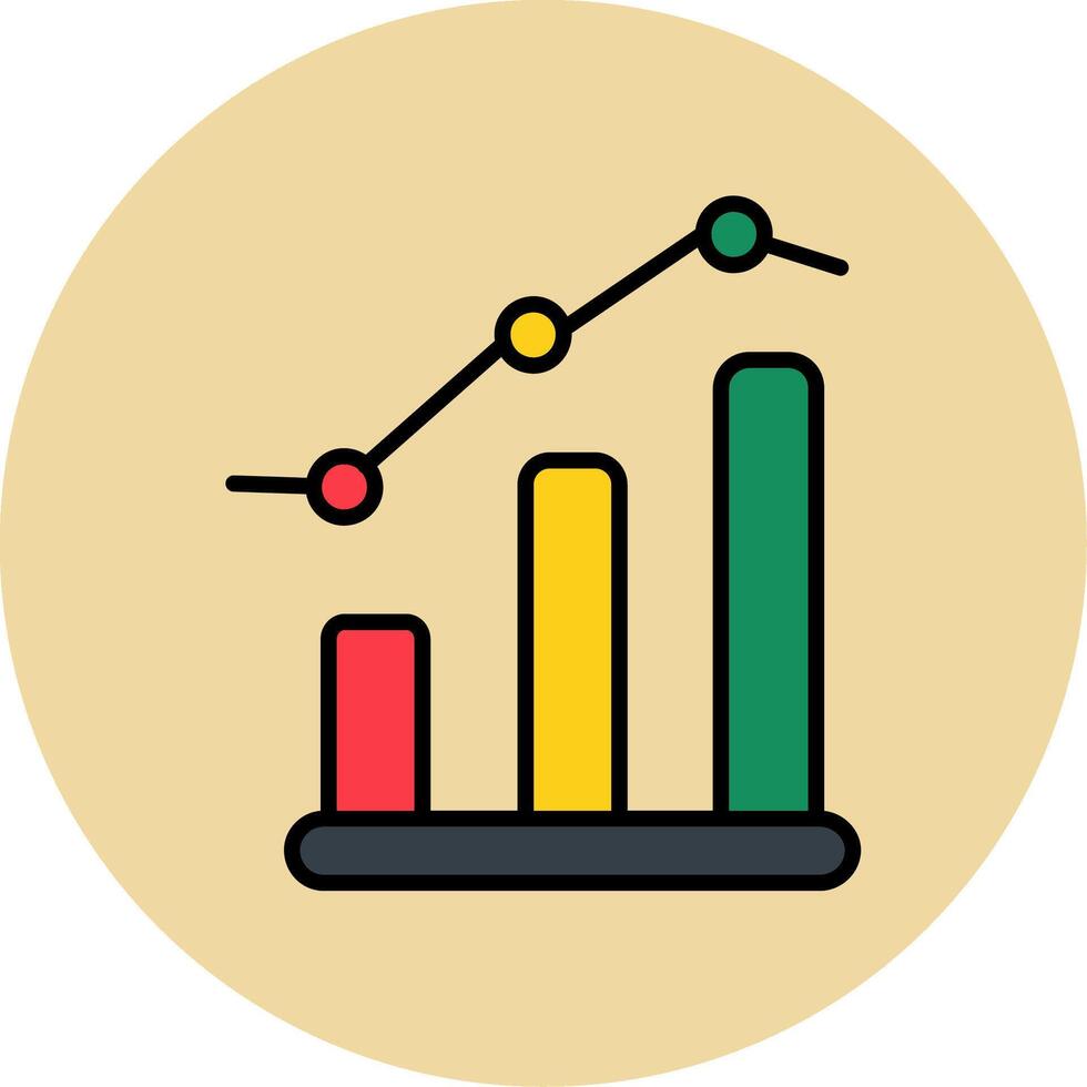 icône de vecteur de graphique à barres