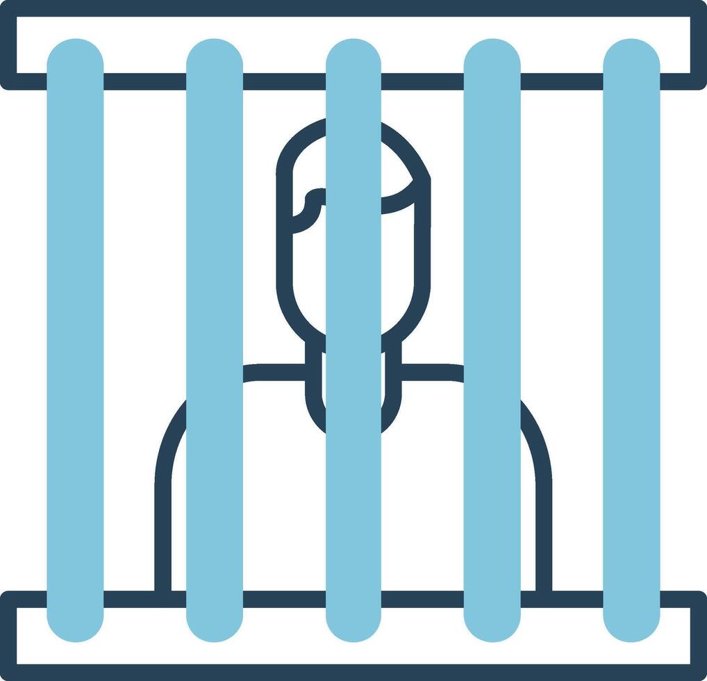 icône de vecteur de prisonnier