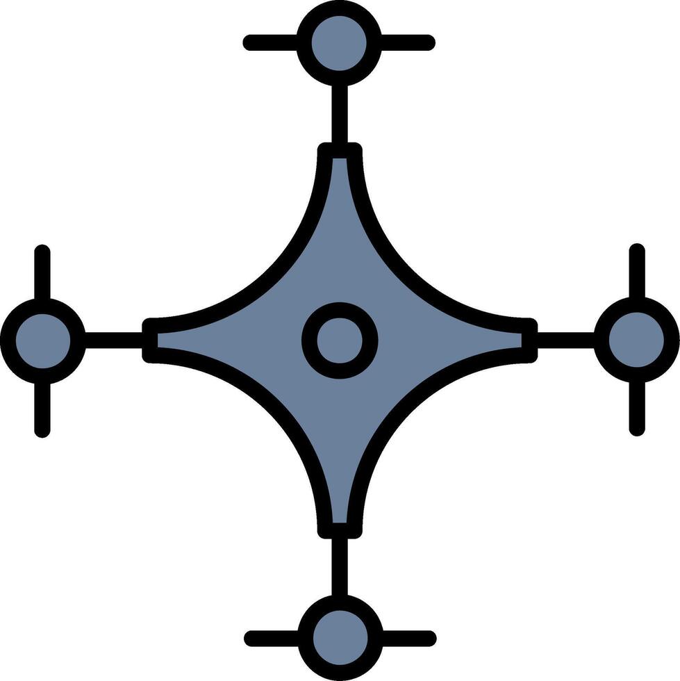 icône de vecteur de drone