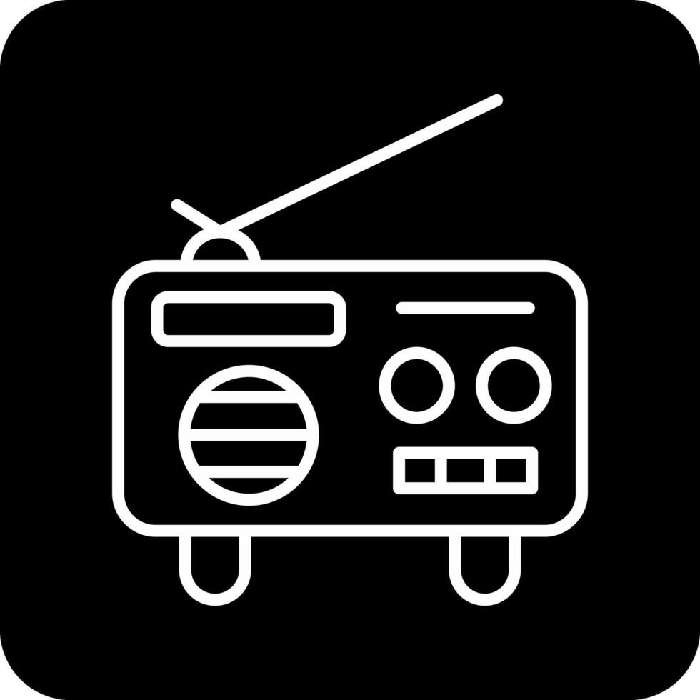 icône de vecteur radio