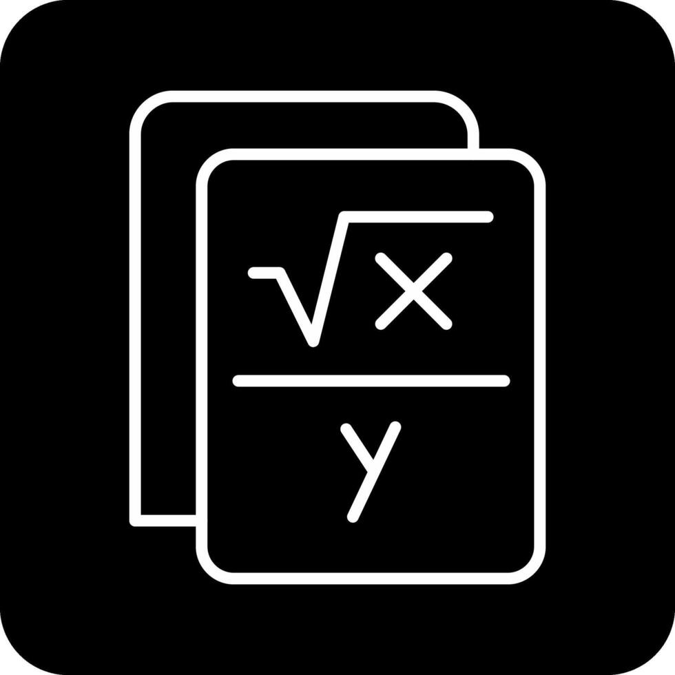 icône de vecteur de formule