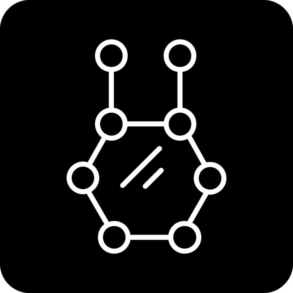 icône de vecteur de molécule