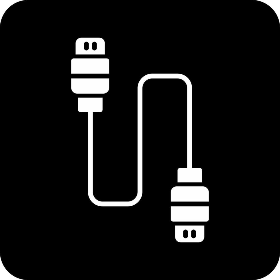 icône de vecteur de câble usb