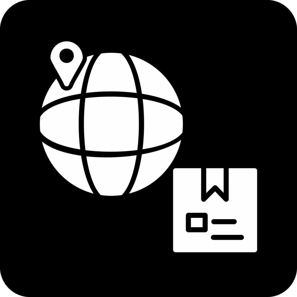 icône de vecteur d'expédition dans le monde entier