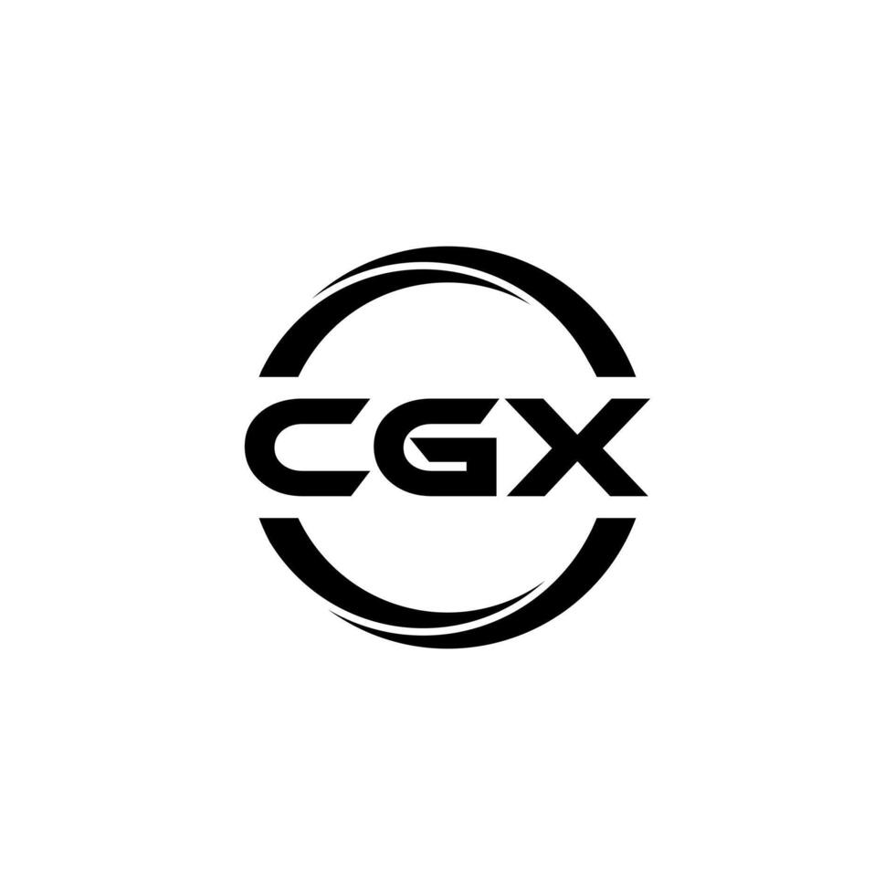 cgx lettre logo conception, inspiration pour une unique identité. moderne élégance et Créatif conception. filigrane votre Succès avec le frappant cette logo. vecteur