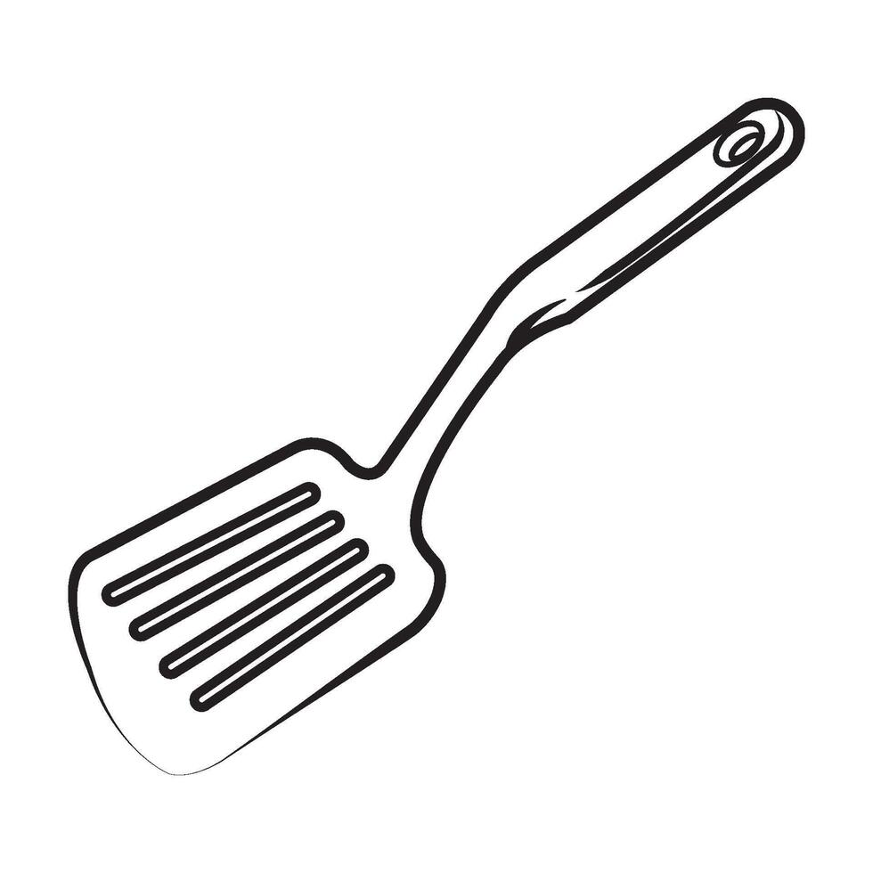 spatule icône logo vecteur conception modèle