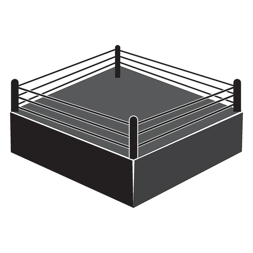 boxe bague icône logo vecteur conception modèle
