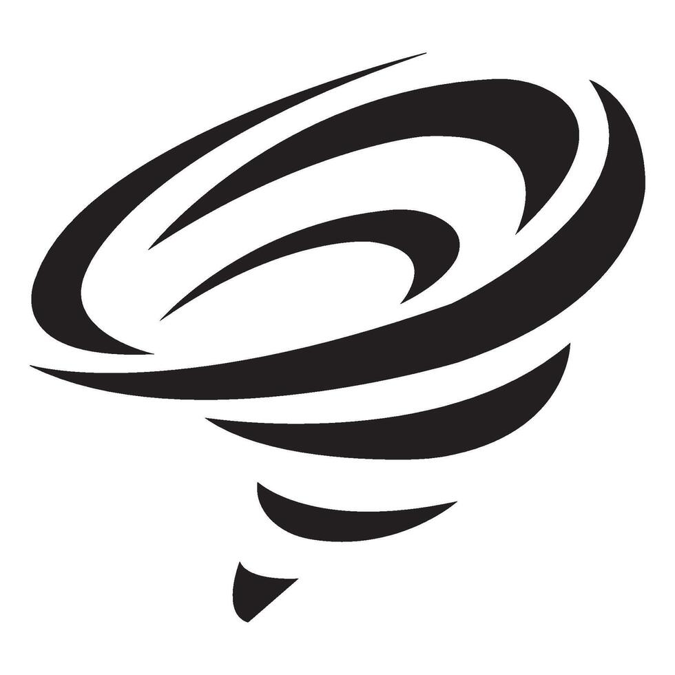 modèle de conception de vecteur de logo icône tornade