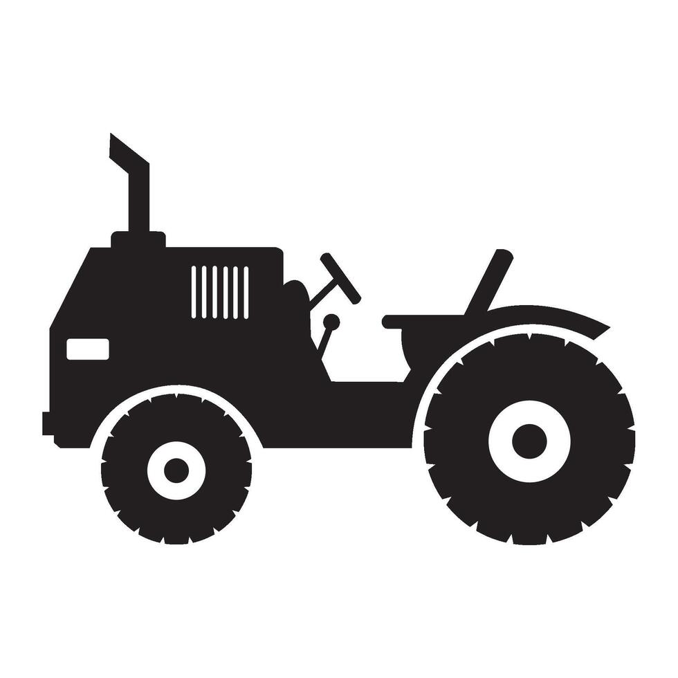 tracteur icône logo vecteur conception modèle