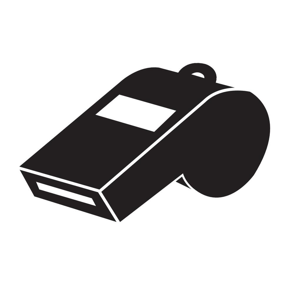sifflet icône logo modèle de conception de vecteur