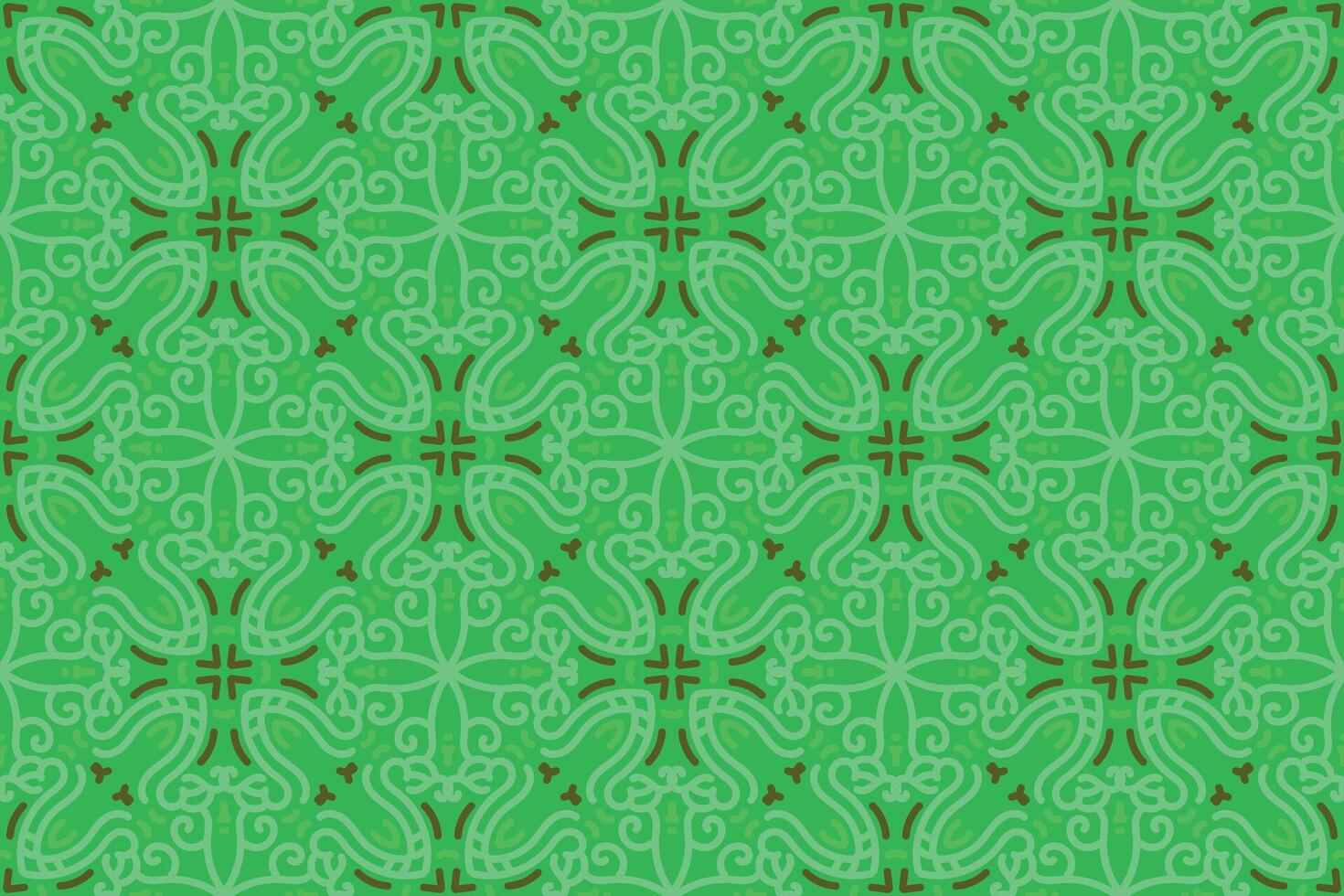 Oriental modèle. lisse vert Contexte avec arabe ornements. modèle, Contexte et fond d'écran pour votre conception. textile ornement. vecteur illustration.