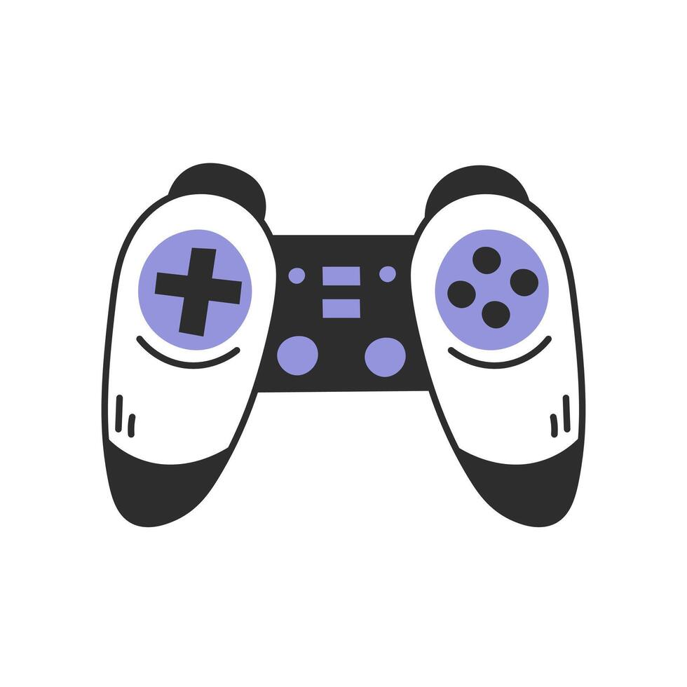 vidéo Jeu manette griffonnage illustration vecteur