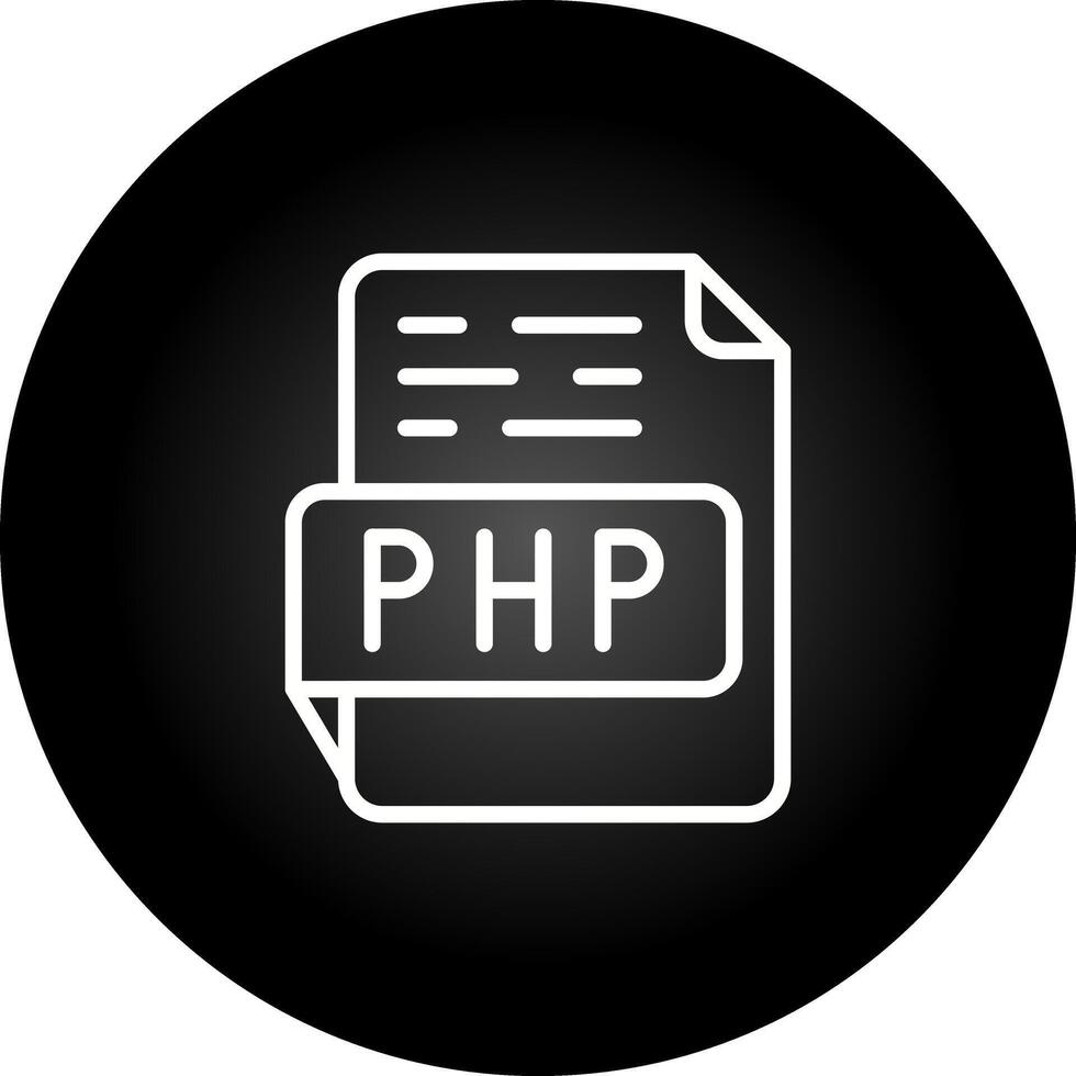 icône de vecteur php