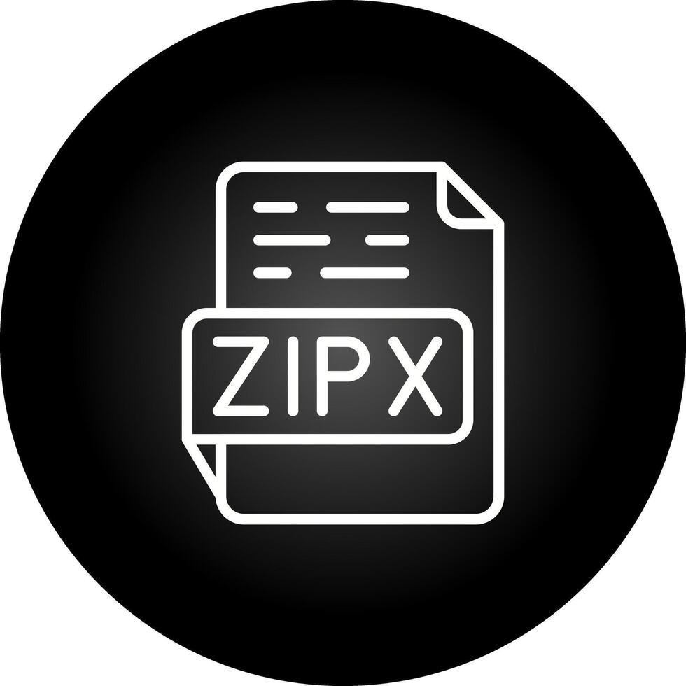 zipx vecteur icône