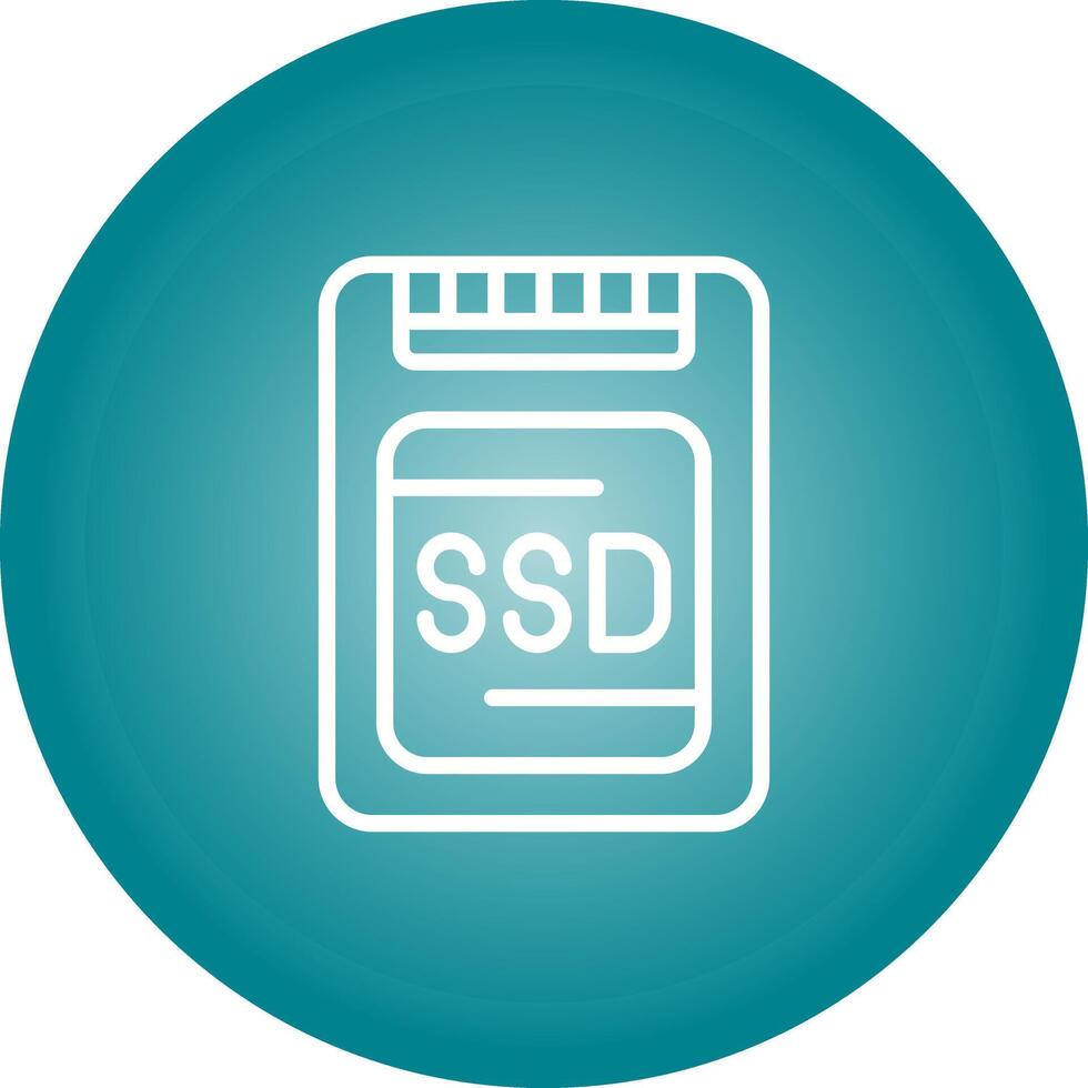 icône de vecteur ssd