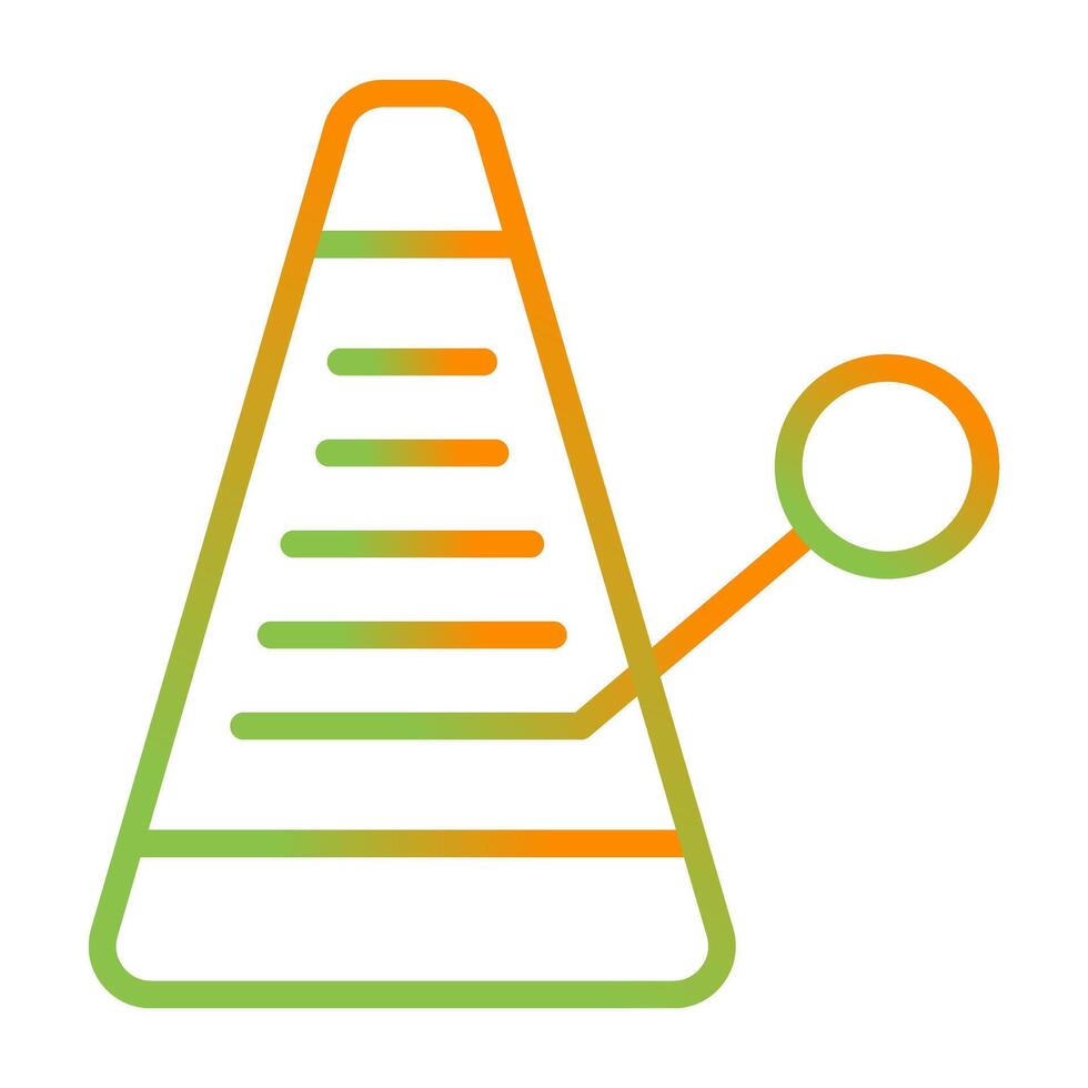 icône de vecteur de métronome