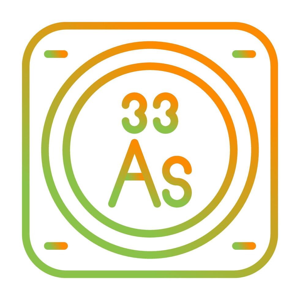 arsenic vecteur icône