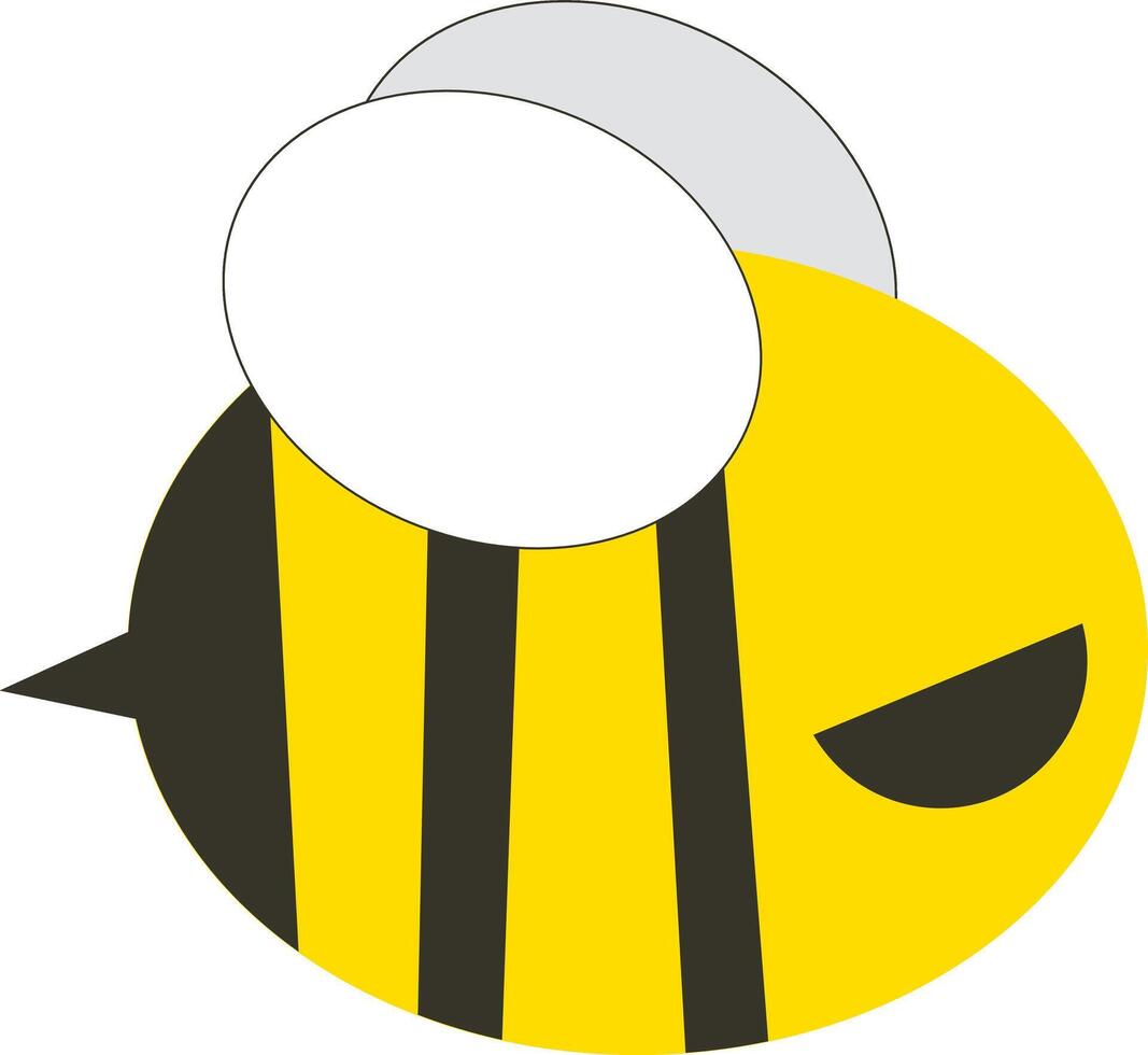 bourdonnant Floraison frapper - abeille illustration amusement dans floral fantaisie vecteur