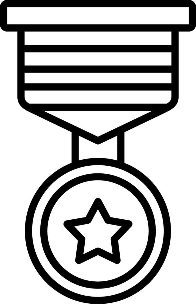 icône de vecteur de médaille