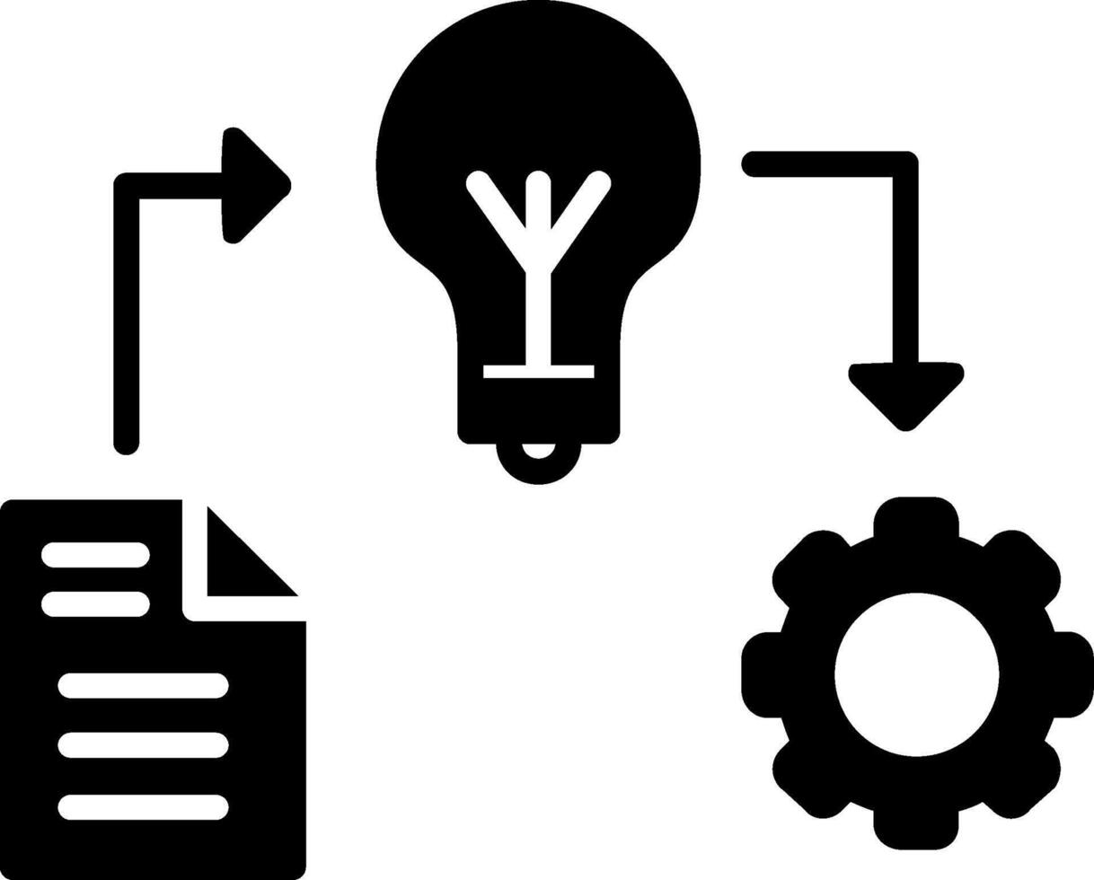 icône de vecteur de processus