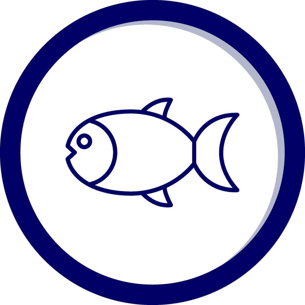 icône de vecteur de poisson