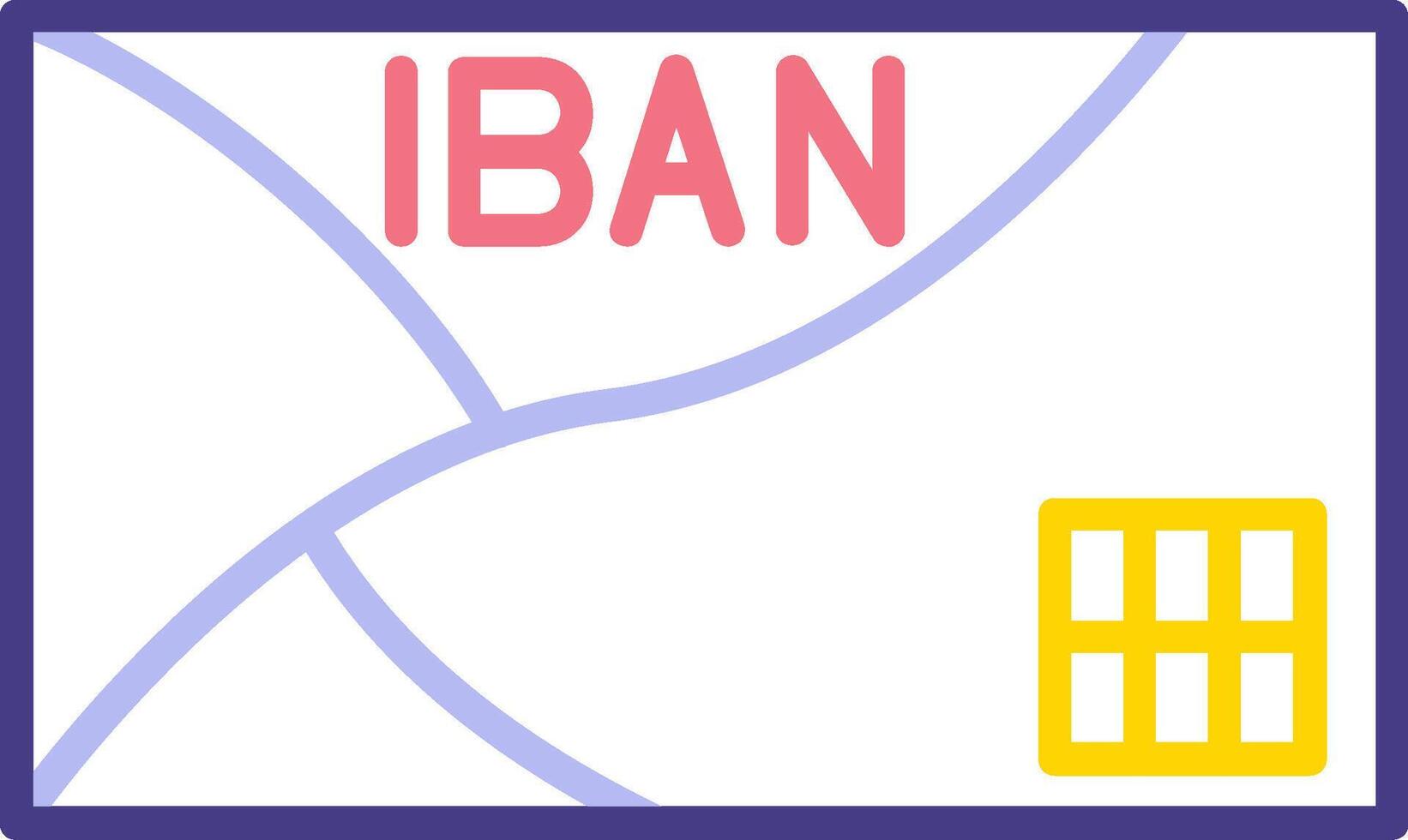 iban vecteur icône