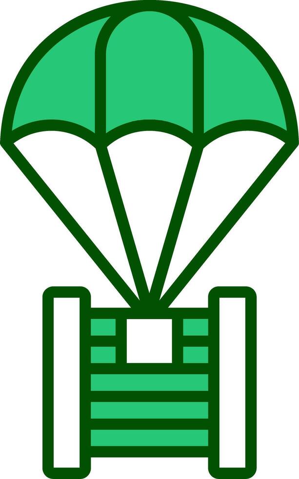 icône de vecteur de parachute