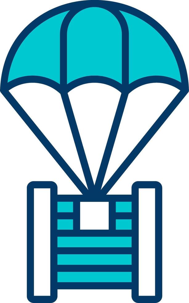 icône de vecteur de parachute