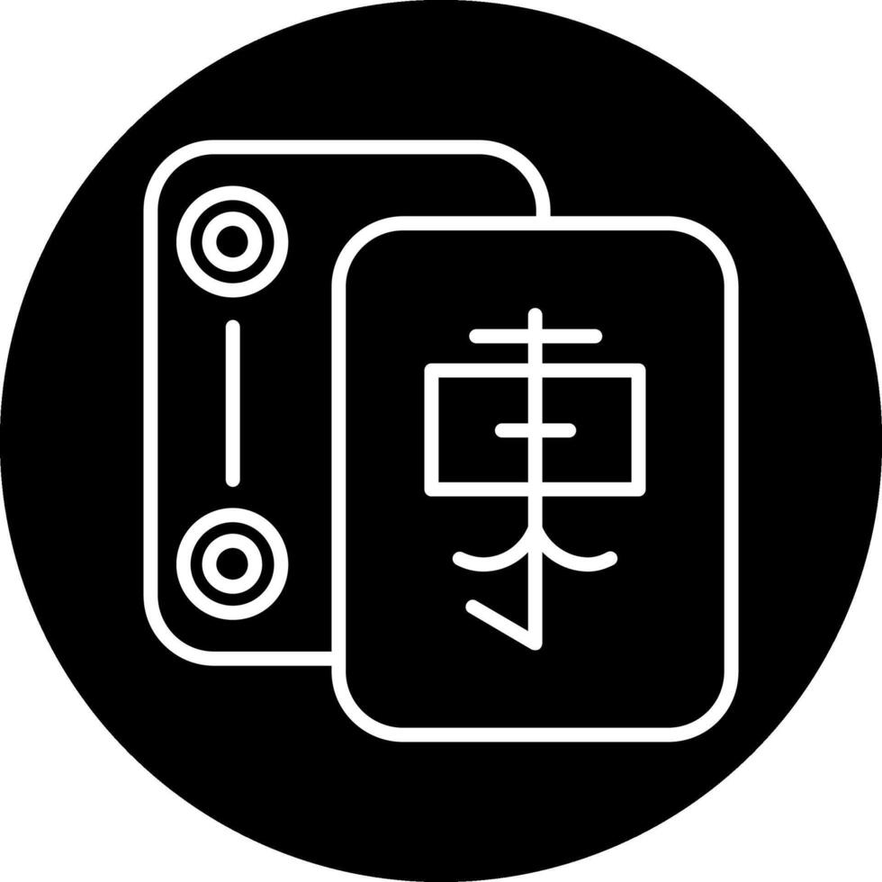 mahjong vecteur icône