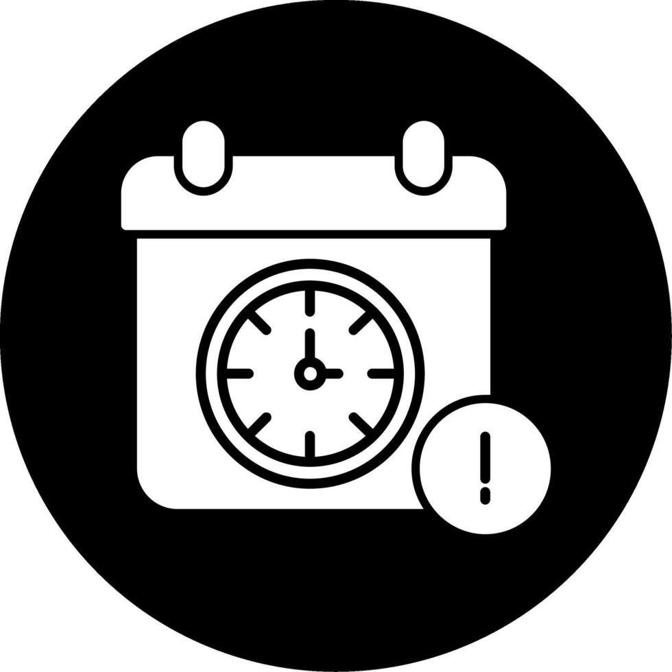 icône de vecteur de délai