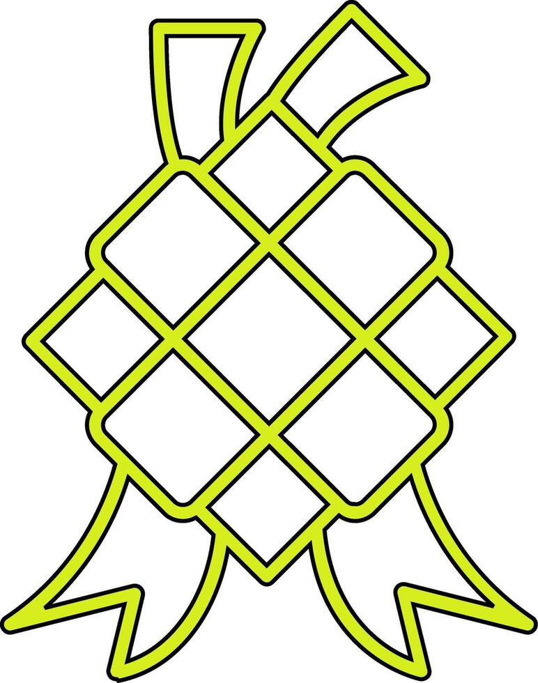 icône de vecteur de ketupat