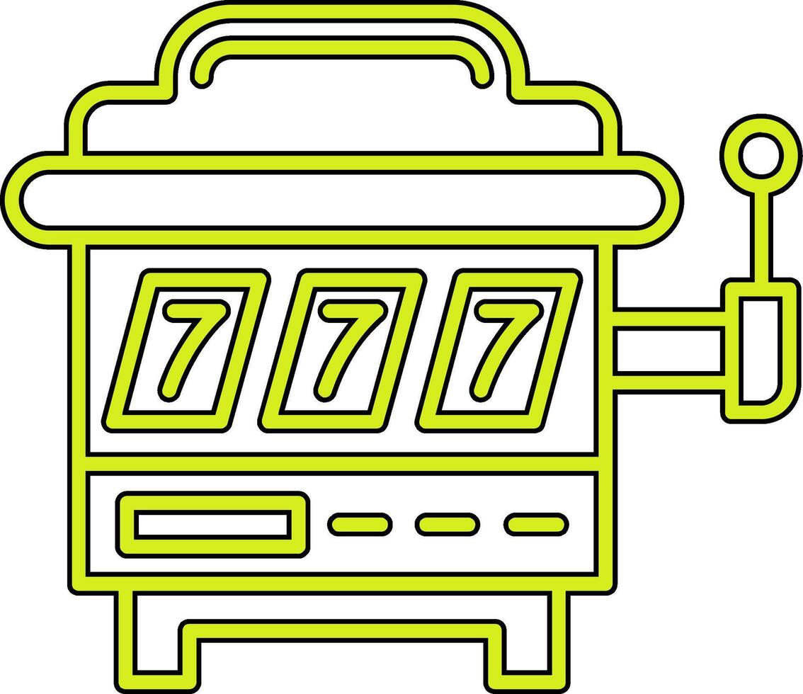 icône de vecteur de machine à sous