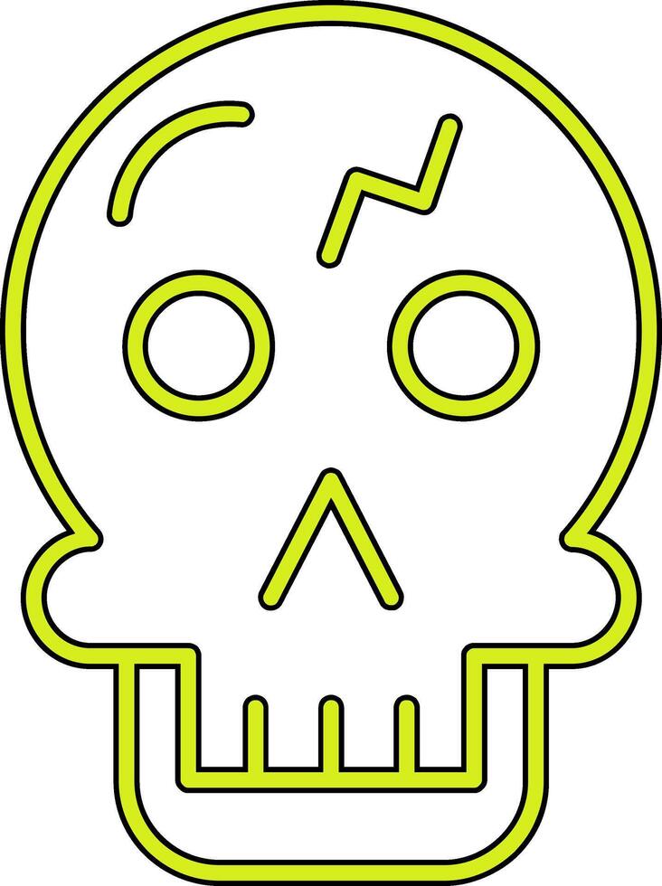 icône de vecteur de crâne