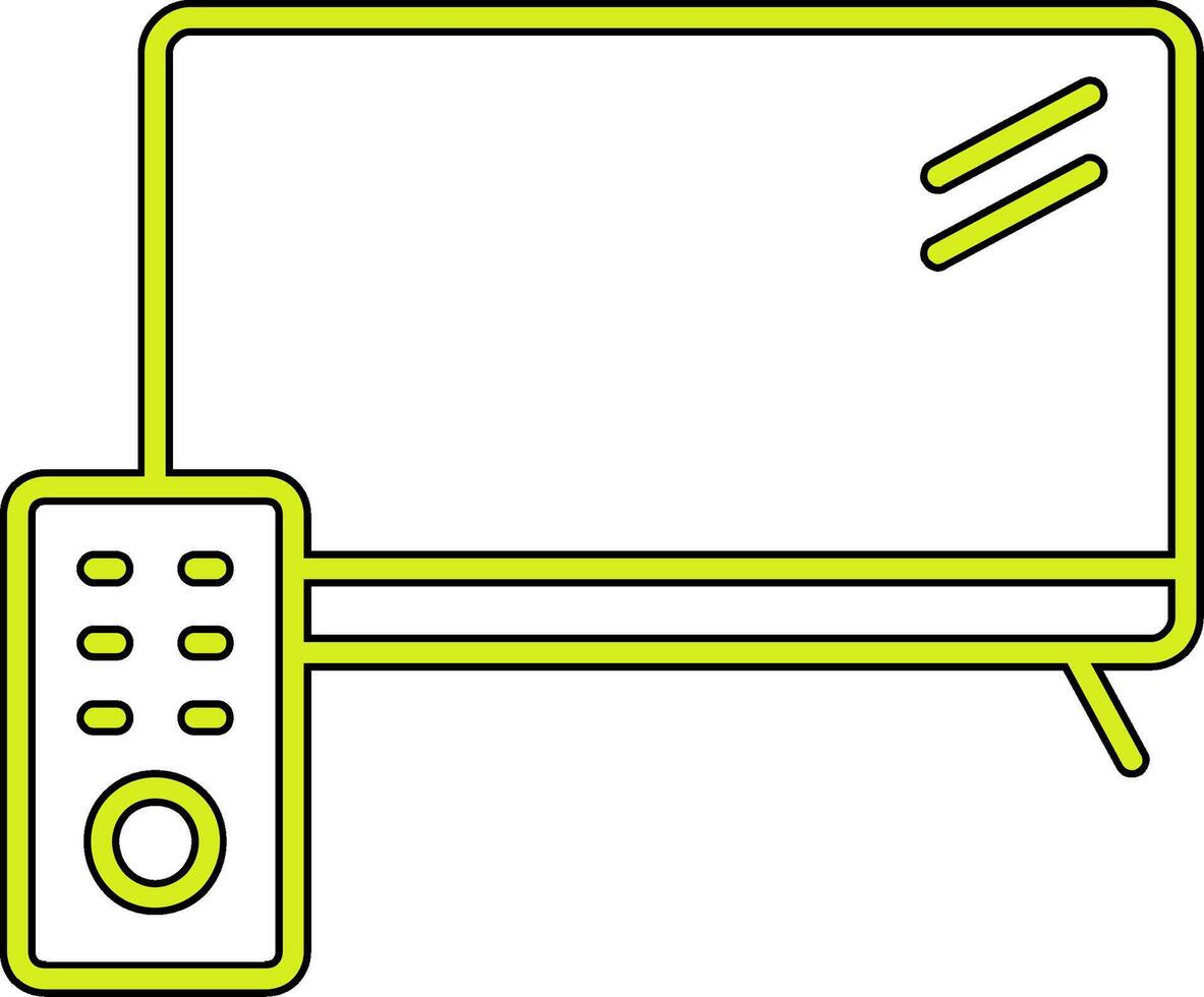 icône de vecteur d'écran de télévision