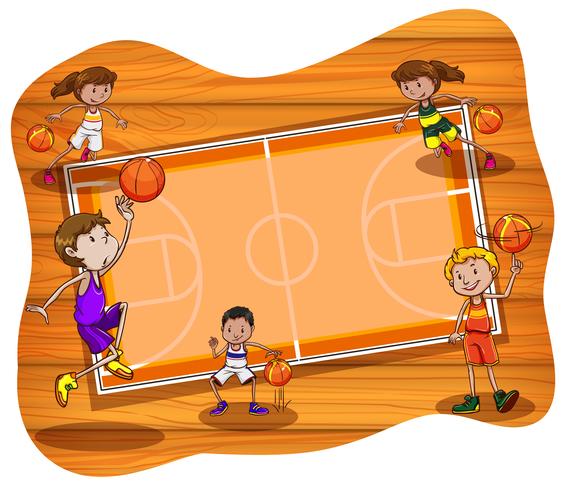 basketball vecteur