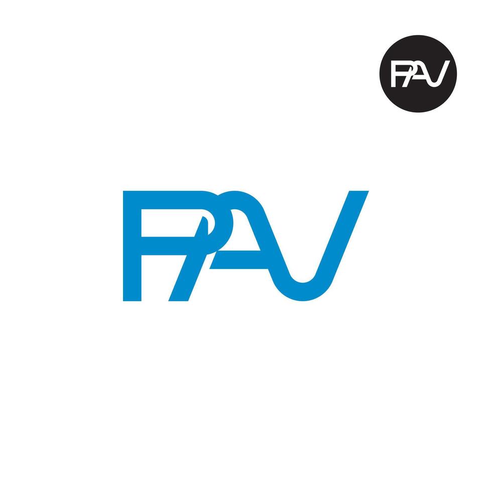 lettre pav monogramme logo conception vecteur