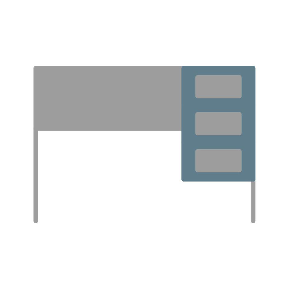 table icône vecteur ou logo illustration plat Couleur style