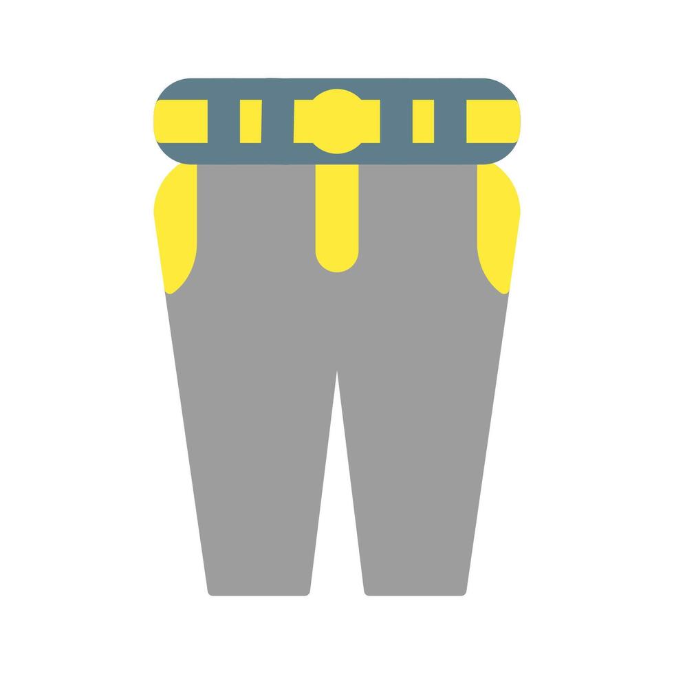 longue un pantalon icône vecteur ou logo illustration plat Couleur style