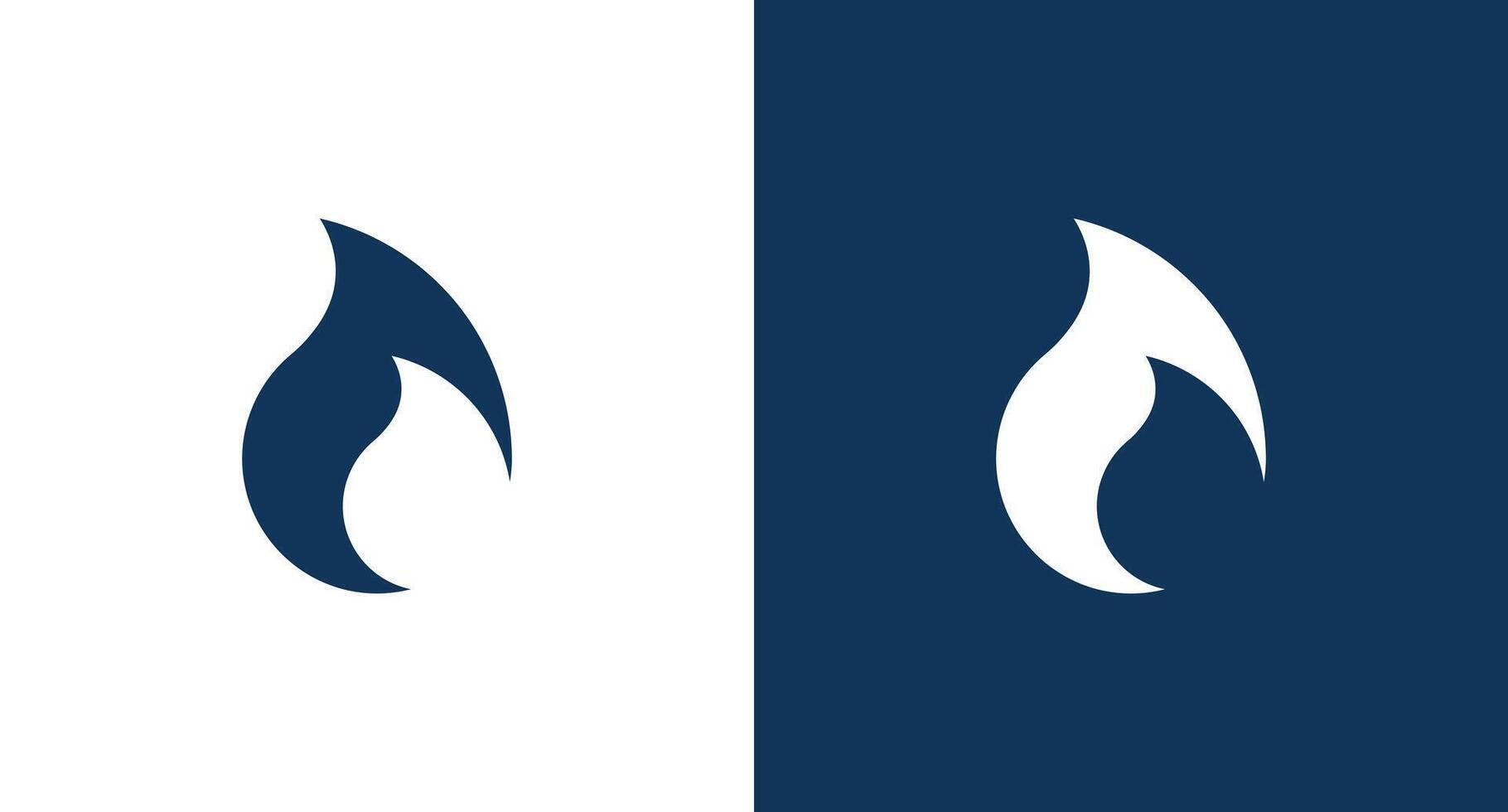 flamme logo modèle. pétrole et gaz logo vecteur. Feu vecteur conception