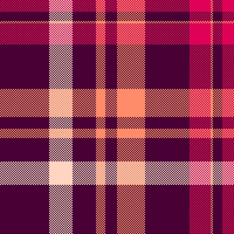 plaid vérifier sans couture de tartan textile modèle avec une vecteur en tissu Contexte texture.