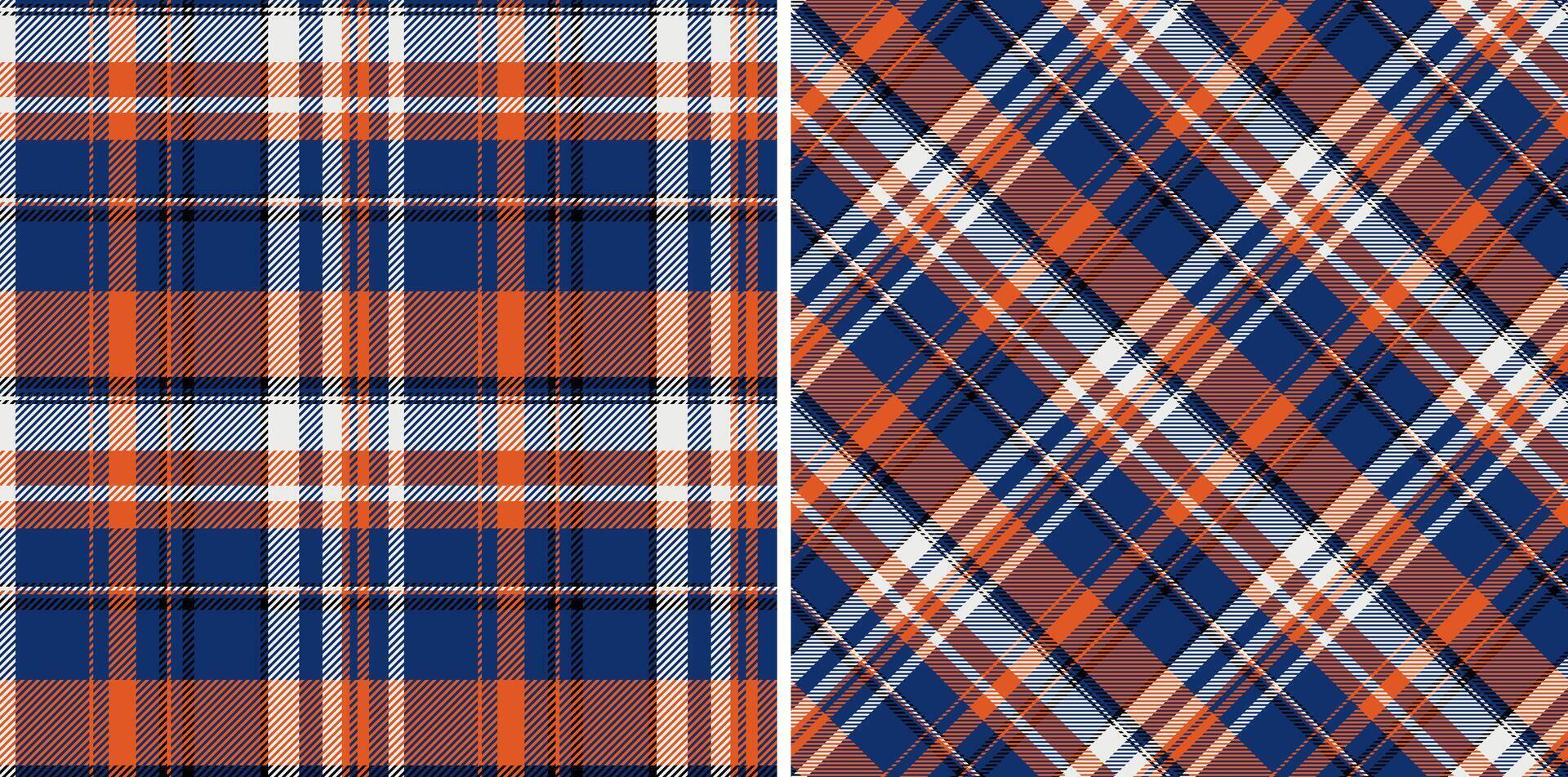 plaid vérifier texture de en tissu vecteur textile avec une sans couture modèle tartan Contexte. ensemble dans rétro couleurs. Créatif les usages de ornemental soie enregistrer.