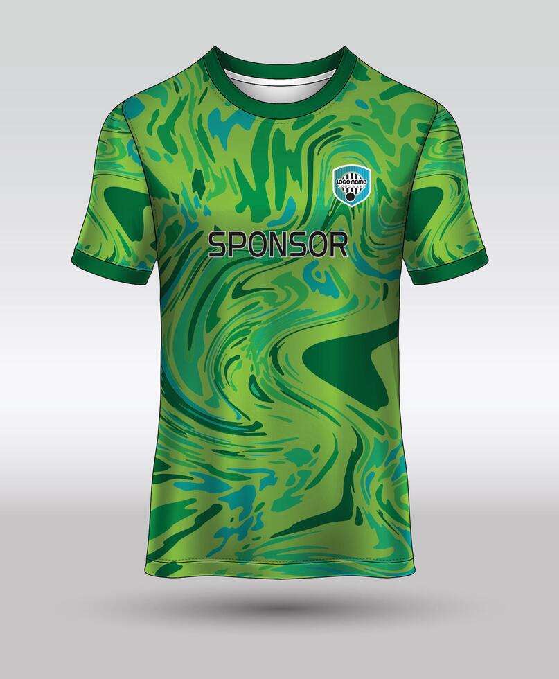 T-shirt, Jersey conception pour sublimation impression dernier vecteur