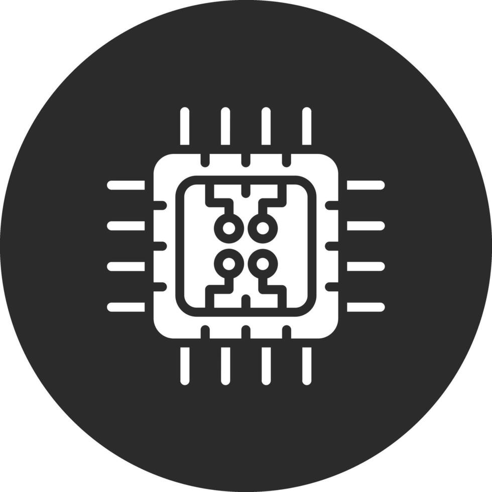 icône de vecteur de processeur