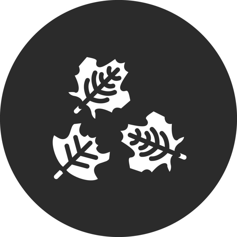 feuilles chute vecteur icône
