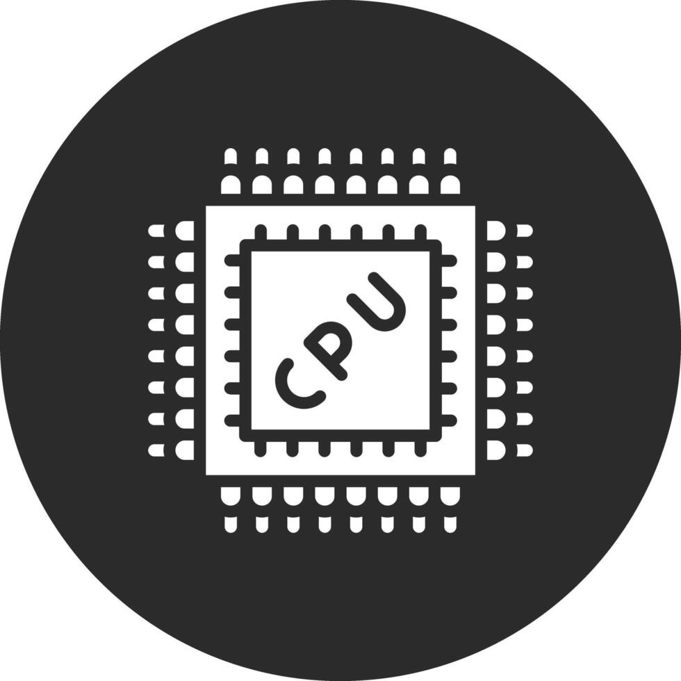 microprocesseur vecteur icône
