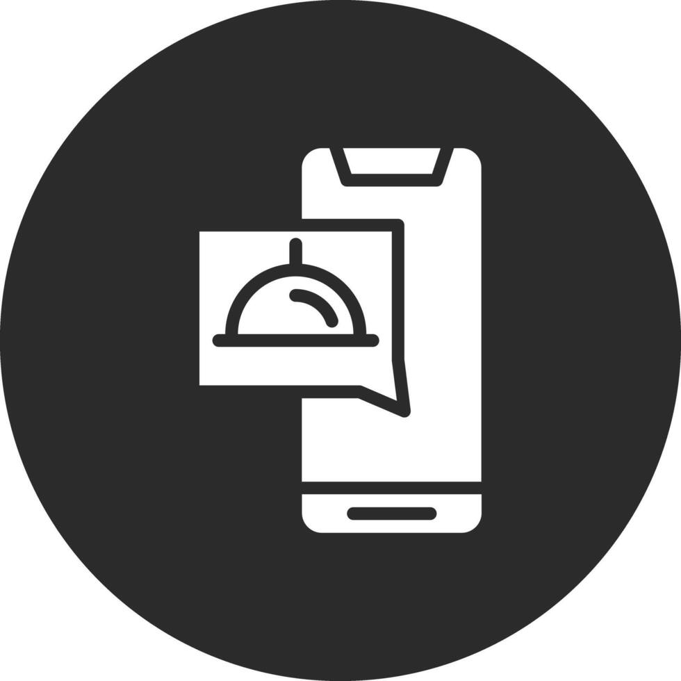icône de vecteur d'application alimentaire